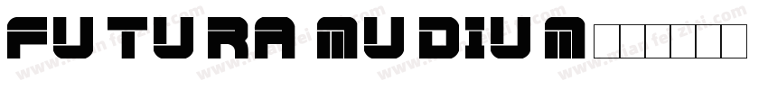 futura mudium字体转换